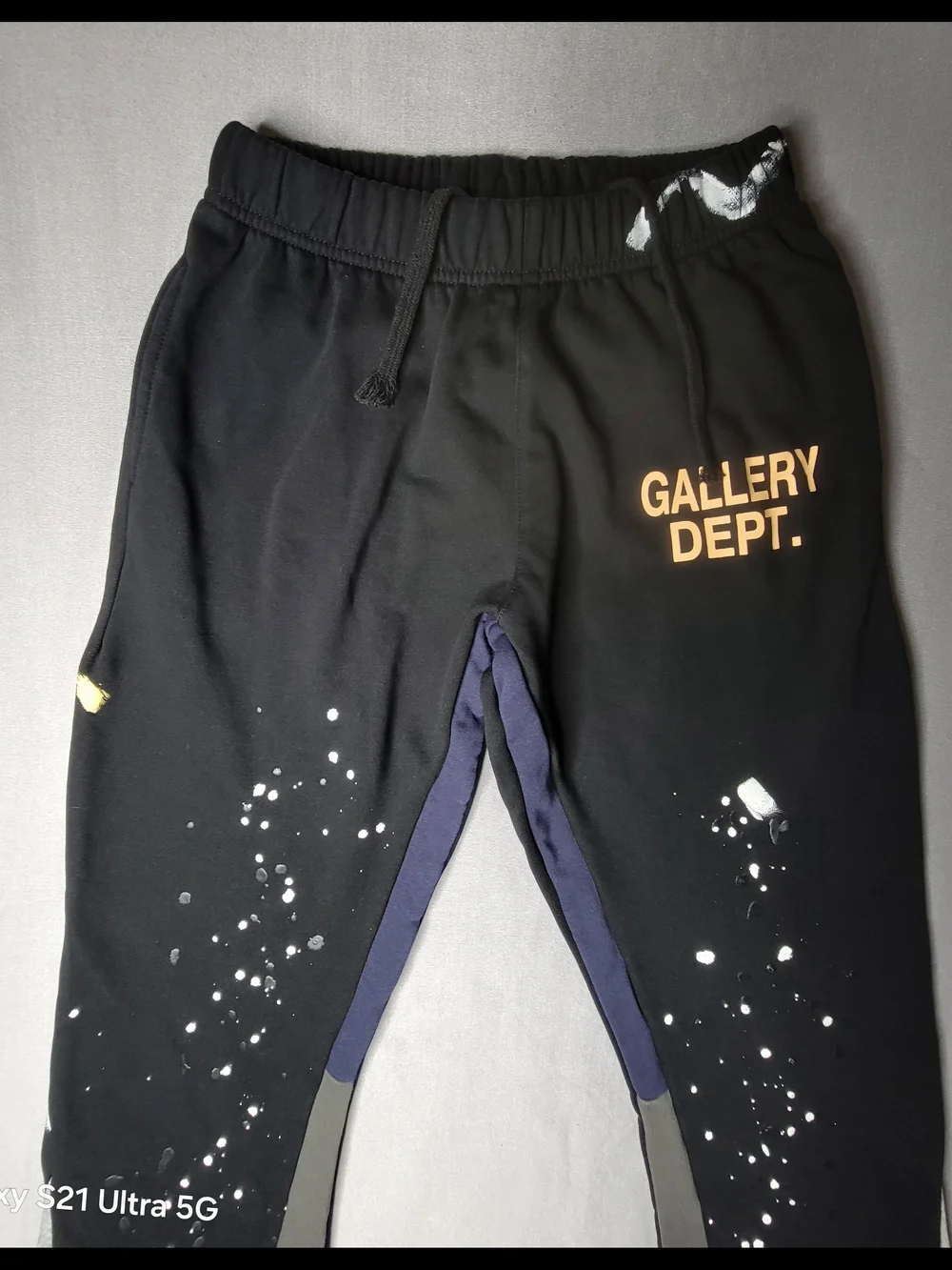 Gallery Dept Flare Painted Mens Sweatpants Color Black.navy.grey Size M